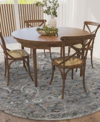 Jericho Washable JC4 6' x 6' Round Area Rug