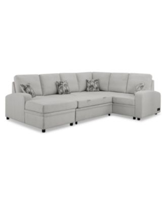 Mae Sectional Sofa with Power and USB Ports