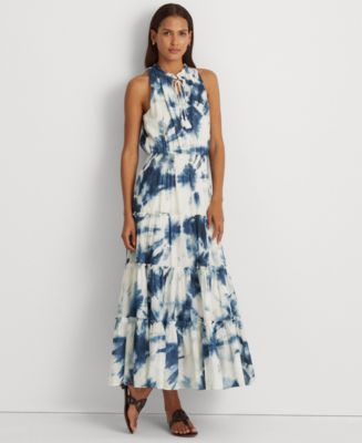 chinese dress ladies La Lune Off Shoulder Tie Maxi Dress