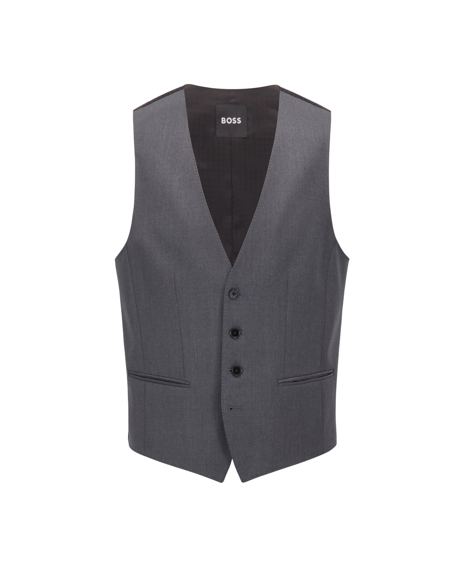 Men's Wool Serge Slim-Fit Vest
