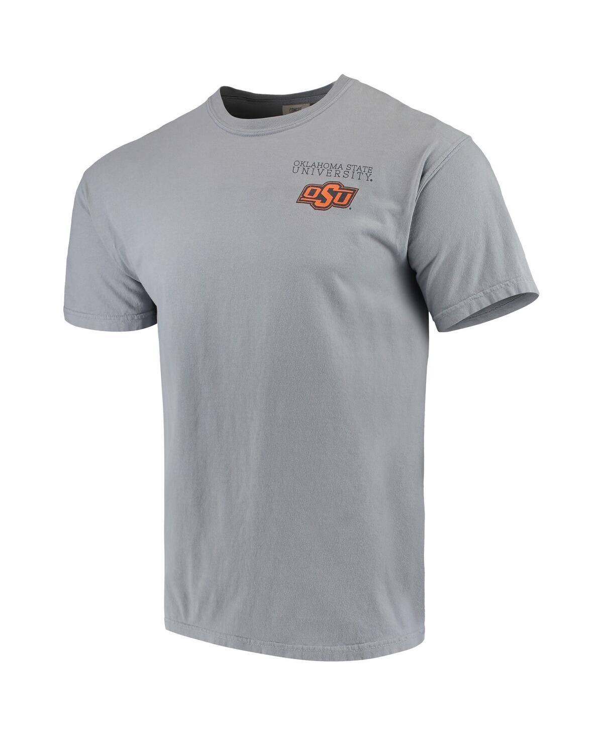 Men'sOklahoma State Cowboys Team Comfort Colors Campus Scenery T-shirt - Gray