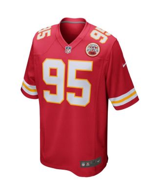 Men's Chris Jones Red Kansas City Chiefs Game Jersey