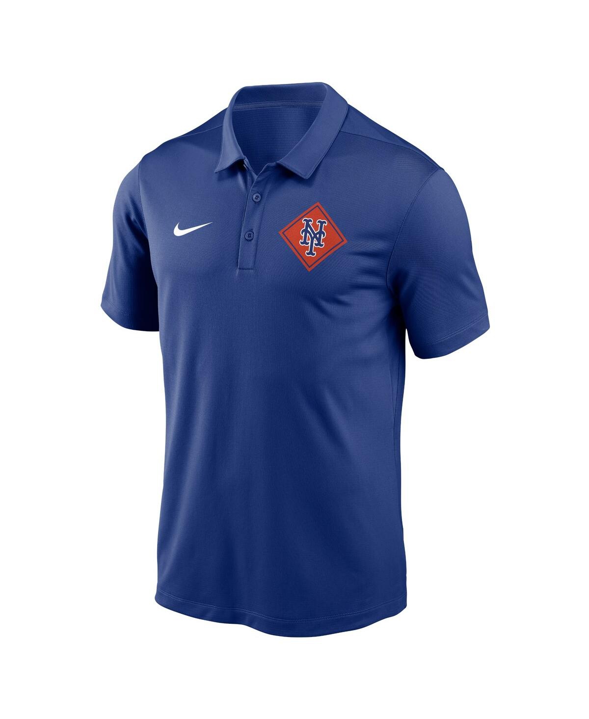 Shop Nike Men's  Royal New York Mets Diamond Icon Franchise Performance Polo Shirt