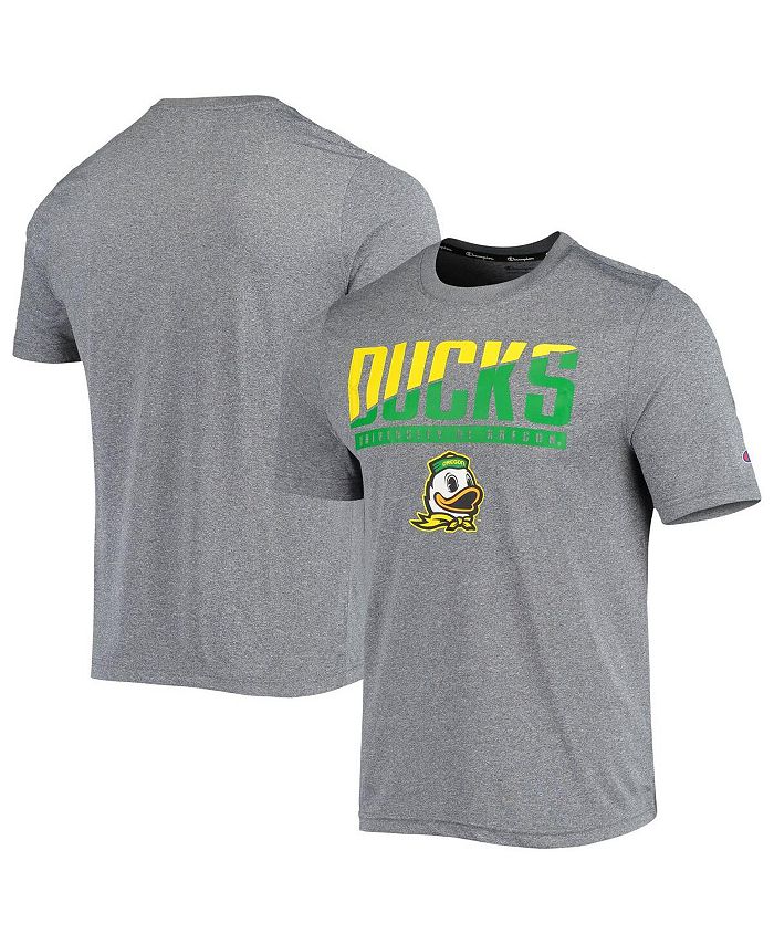 Champion Men's Gray Oregon Ducks Wordmark Slash T-shirt - Macy's