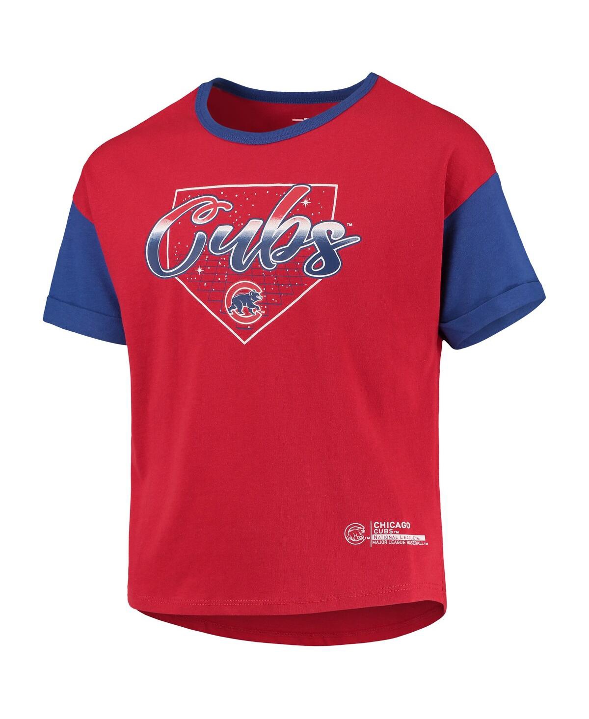 Big GirlsChicago Cubs Bleachers T-shirt - Red