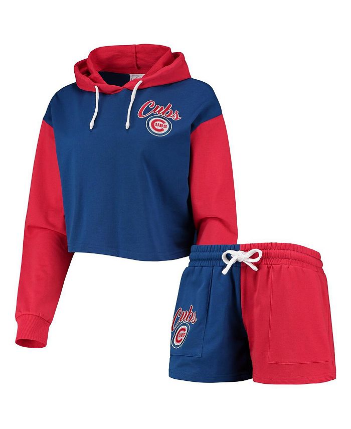 Men's Mitchell & Ness Royal Chicago Cubs City Collection Pullover Hoodie Size: Small