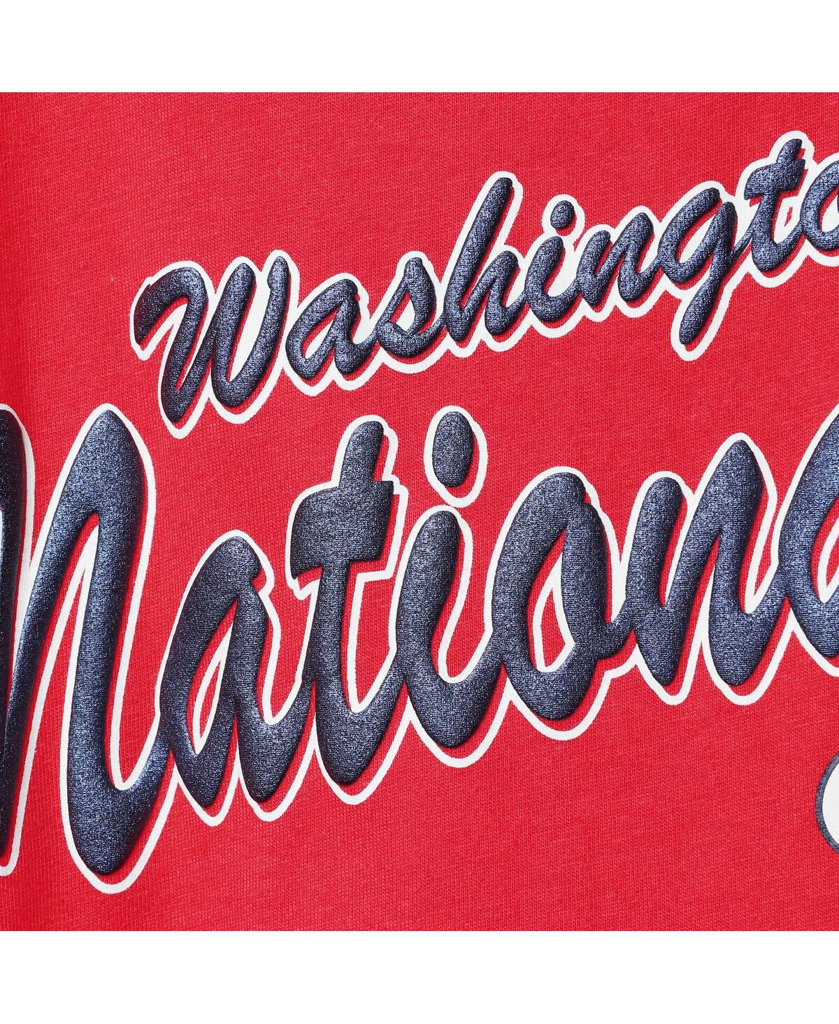 Shop Dkny Women's  Sport Red Washington Nationals Marcie Tank Top