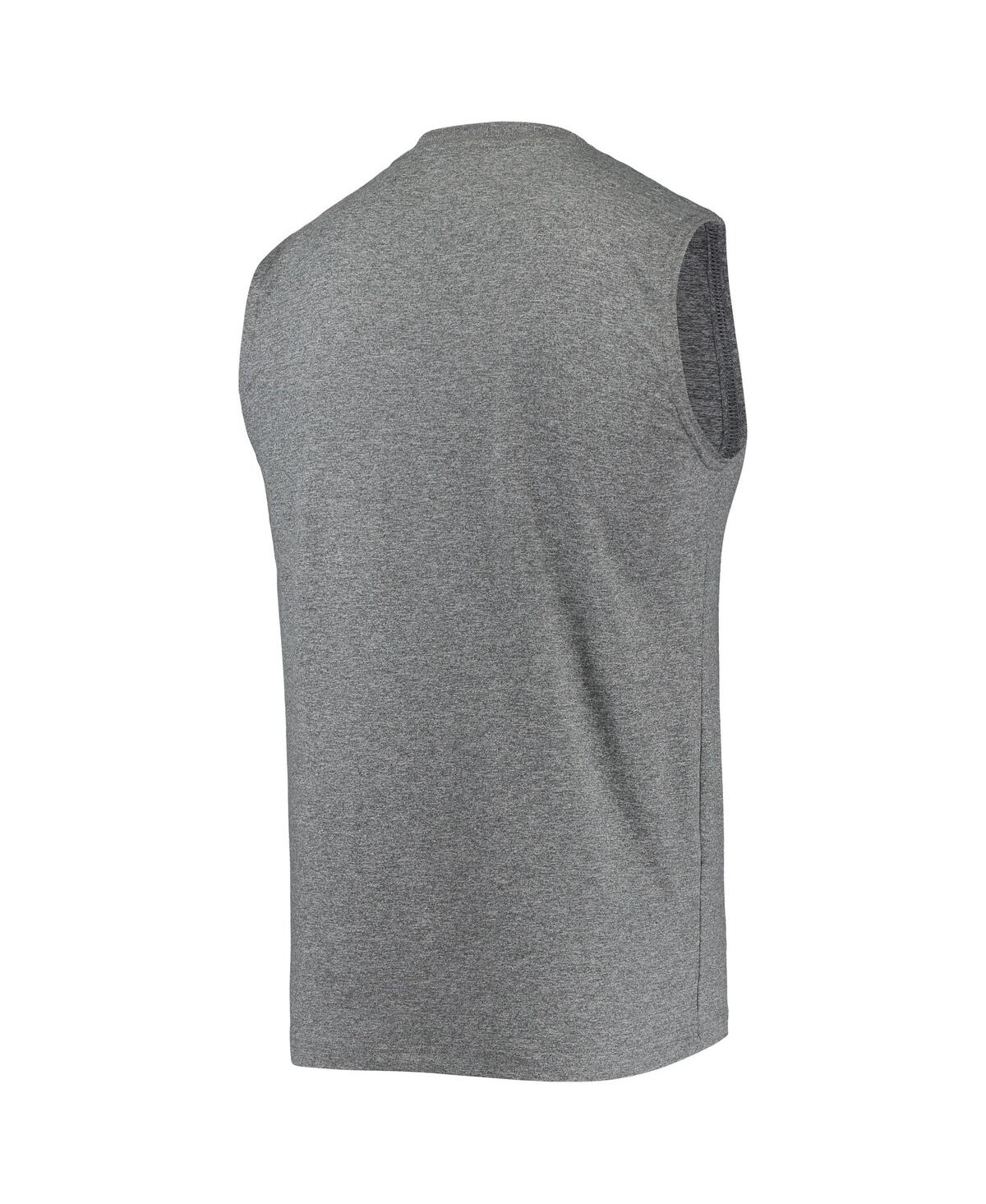 Shop New Era Men's  Heathered Gray Chicago White Sox Muscle Tank Top