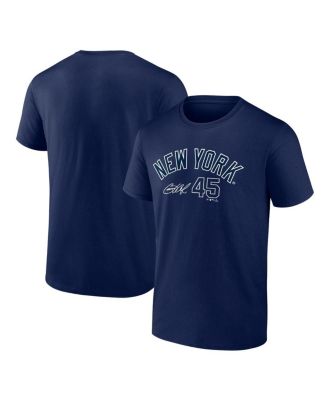 Men's Gerrit Cole Navy New York Yankees Player Name and Number T-shirt