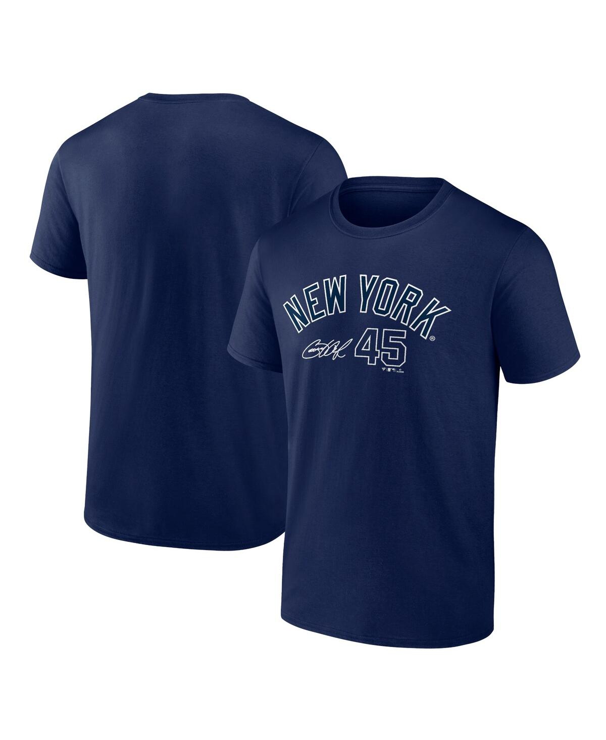 Men's Fanatics Gerrit ColeNew York Yankees Player Name and Number T-shirt - Navy