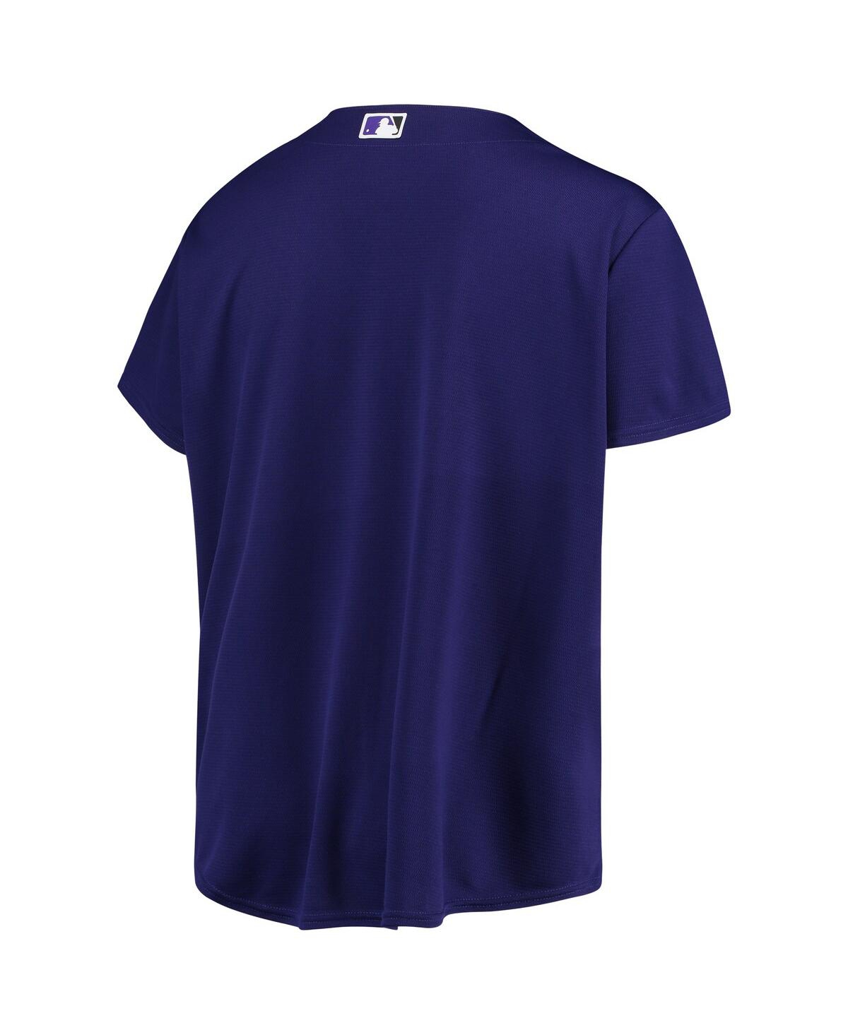 Women'sColorado Rockies Plus Size Alternate Replica Team Jersey - Purple