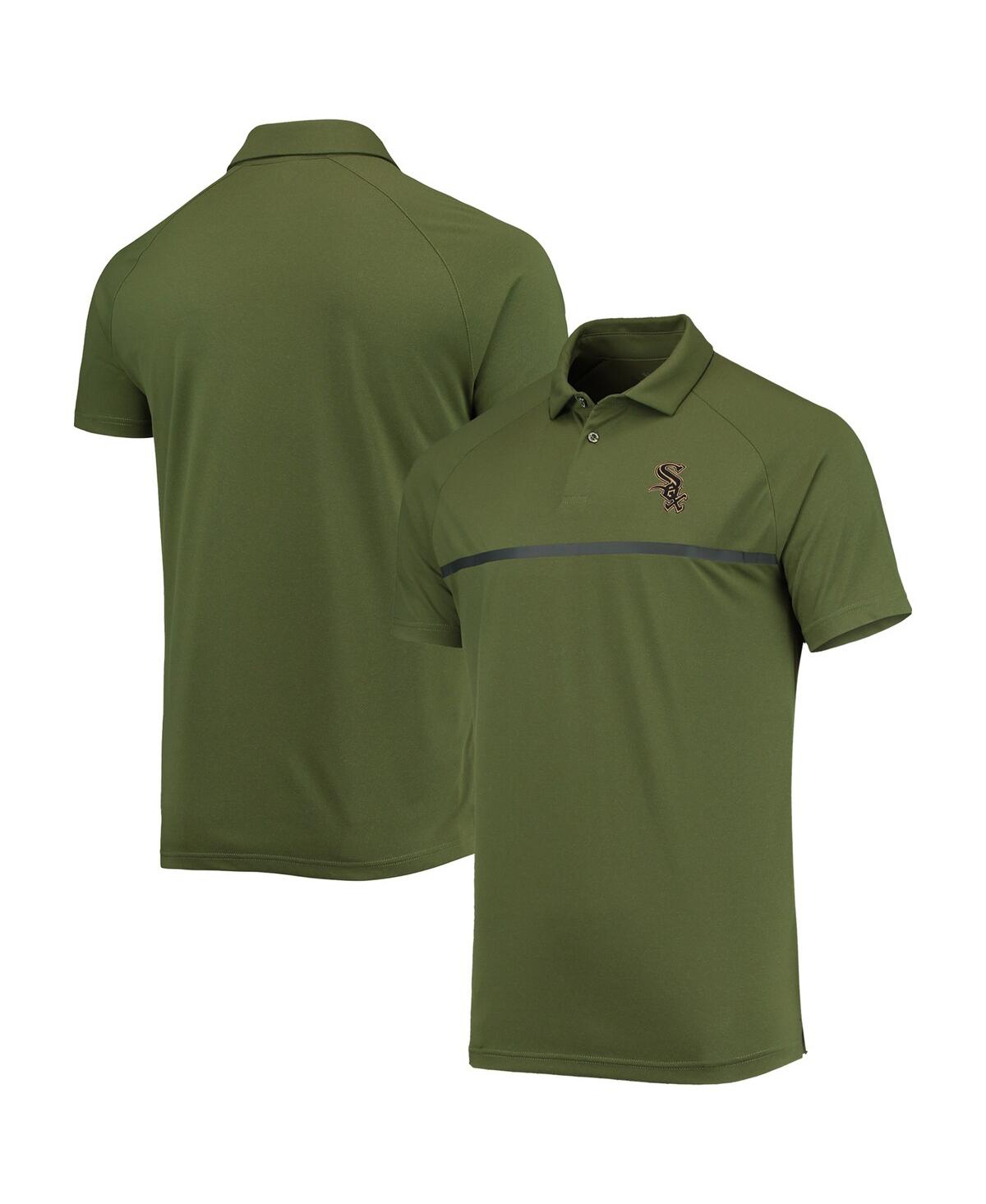Men's LevelWear Olive Chicago White Sox Delta Sector Raglan Polo Shirt - Olive