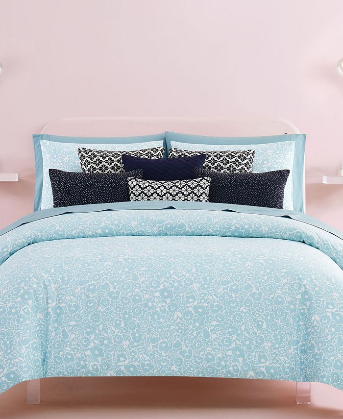 kate spade new york New Bloom Queen Comforter Set, 3 Piece & Reviews -  Comforters: Fashion - Bed & Bath - Macy's