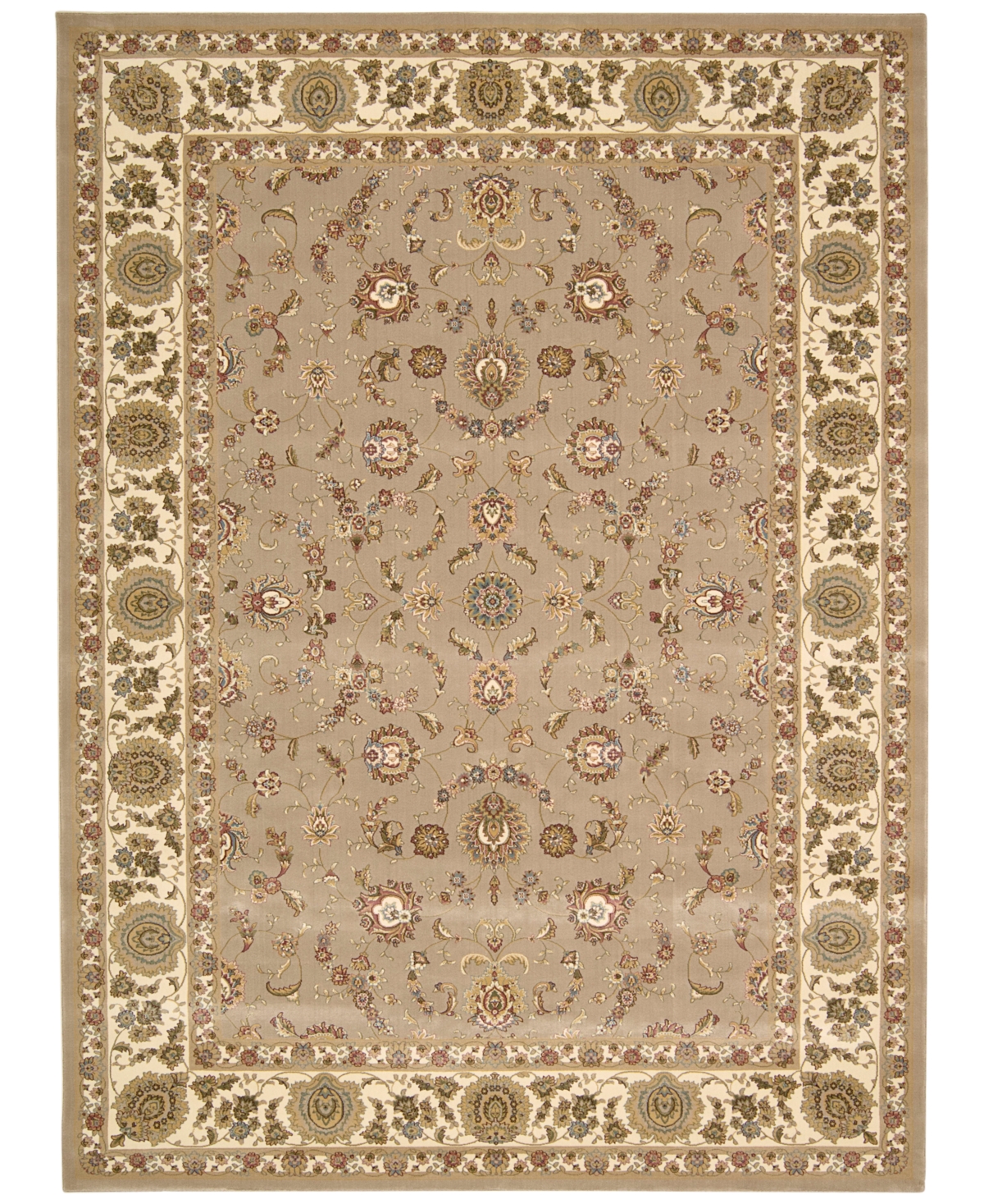 kathy ireland Home Ephesus Anatolia 5'3in x 7'4in Area Rug, Created for Macy's - Beige/Ivory