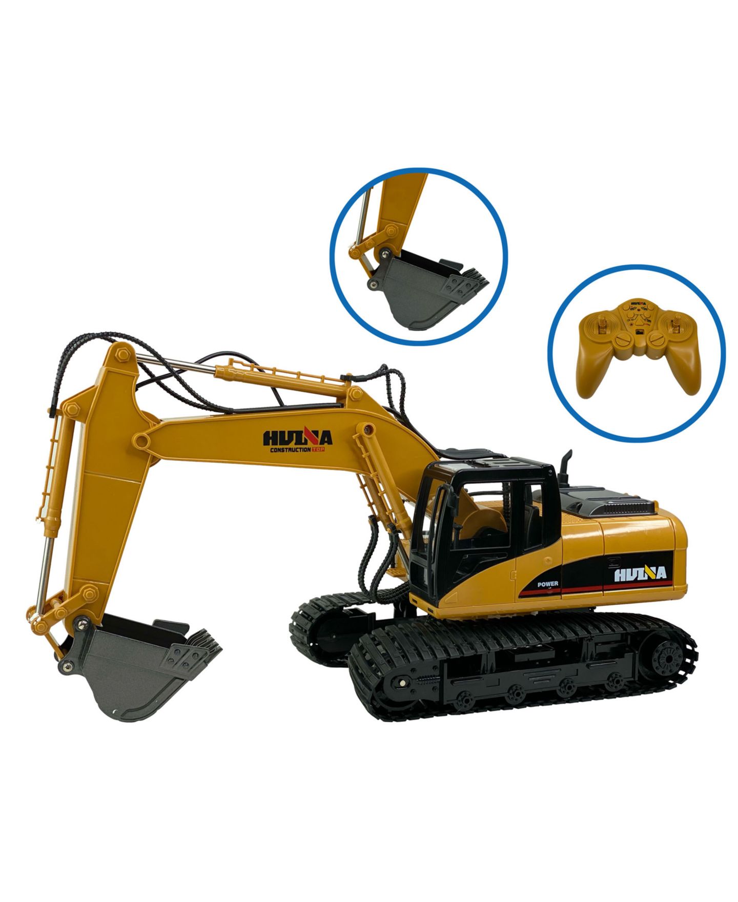 Детская игрушка Big Daddy Mag-Genius 15-Channel Fully Functional Die-Cast Remote Control Excavator Toy — фото 1