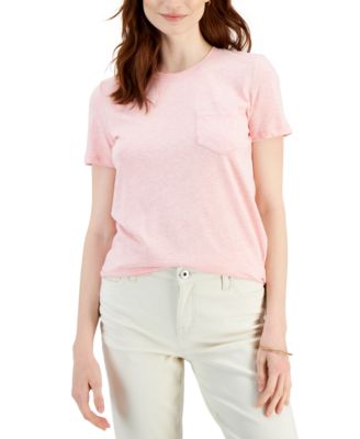 Style & Co - Women's Cotton Pocket T-Shirt