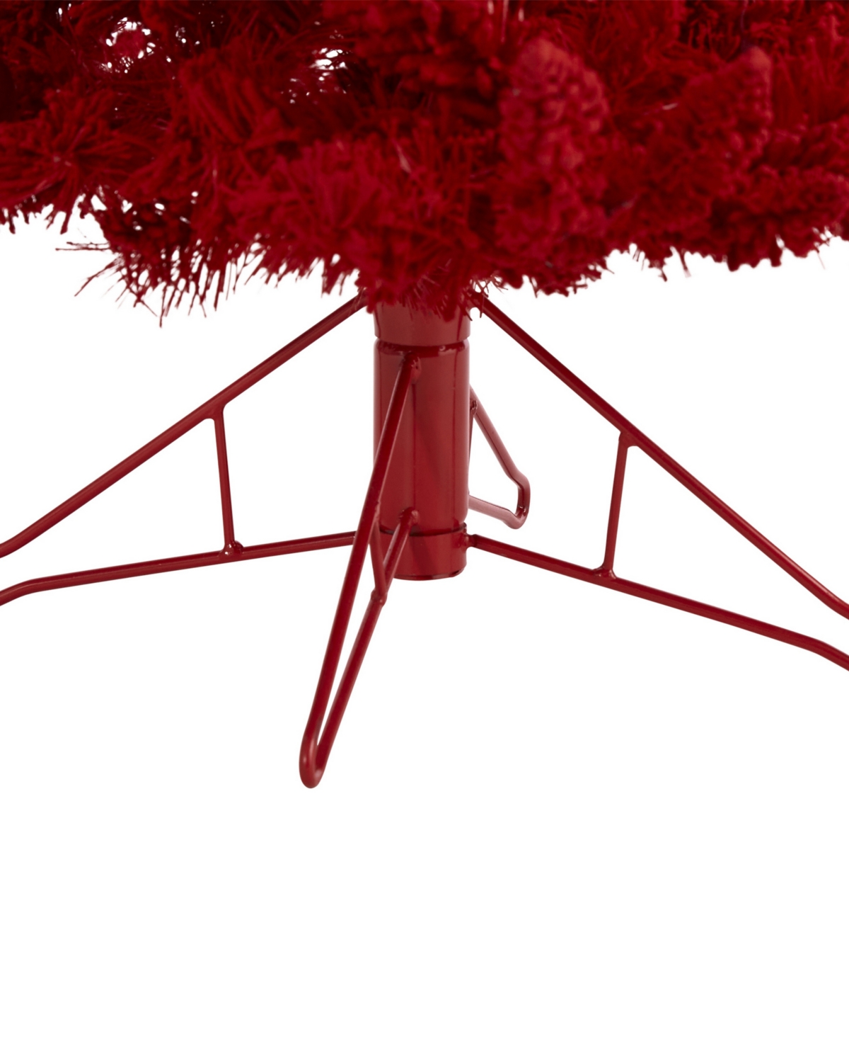 Flocked Fraser Fir Artificial Christmas Tree with Lights, Globe Bulbs and Bendable Branches,