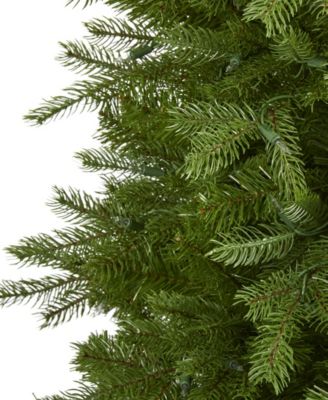 Vienna Fir Artificial Christmas Tree with Lights and Bendable Branches, 72"