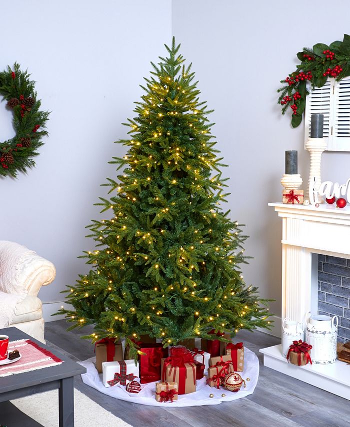 Nearly Natural Colorado Mountain Fir Natural Look Artificial Christmas