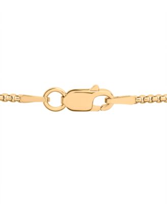 Men's Diamond Nefertiti 22" Pendant Necklace (1/4 ct. t.w.) in 14k Gold-Plated Sterling Silver