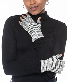 Women's Marled Space-Dyed Fingerless Gloves, Created for Macy's