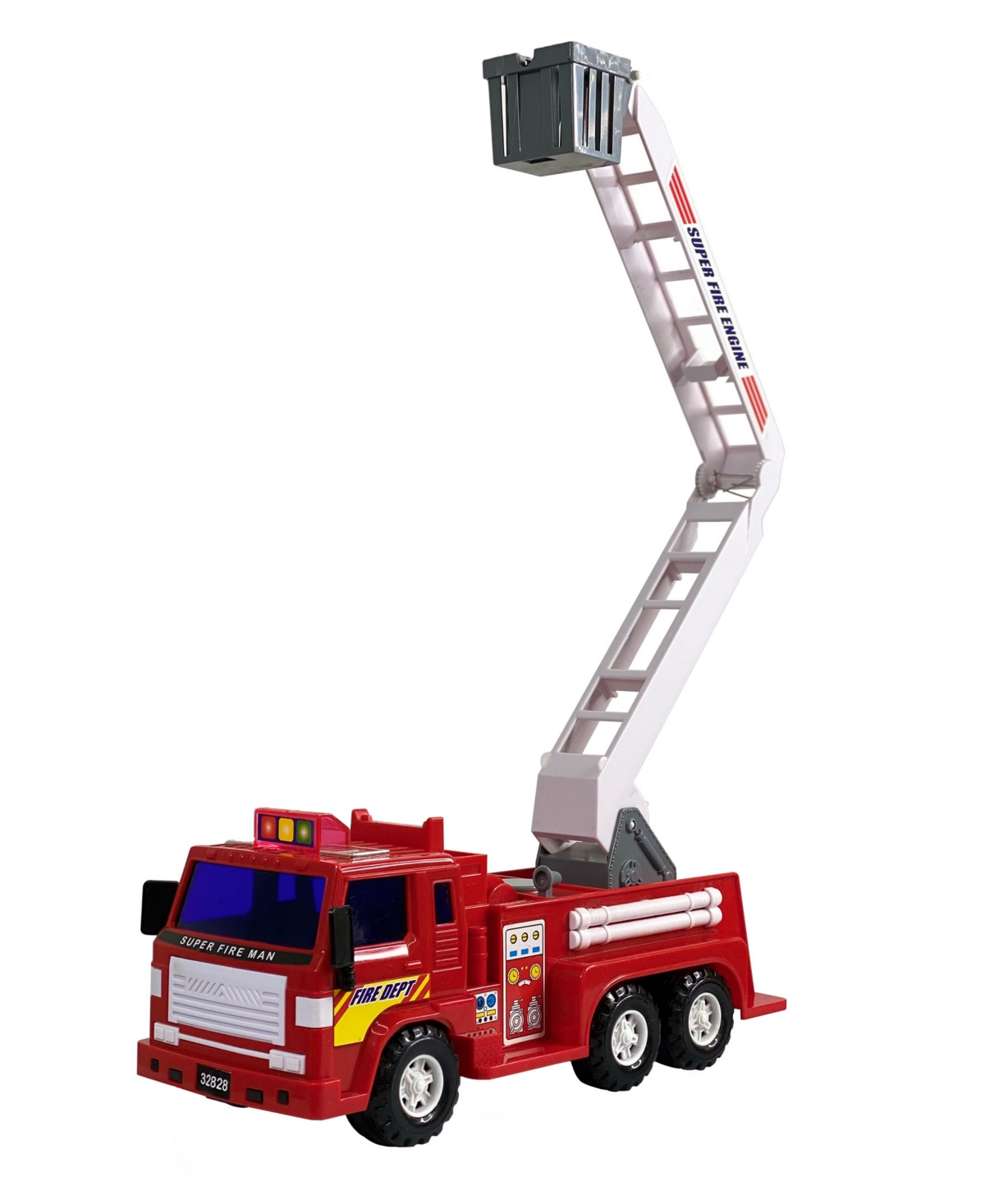Big Daddy Mag-genius Medium Duty Friction Powered Fire Truck Toy In Multi