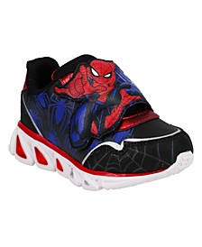 Marvel Little Kids Spider-Man Light-Up Stay-Put Closure Casual Sneakers from Finish Line