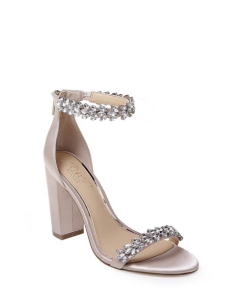Женские сандалии Jewel Badgley Mischka Women's Mayra Block Heel Evening Sandals