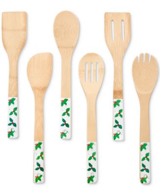 Martha Stewart Collection - Holly 6-Pc. Bamboo Utensil Set