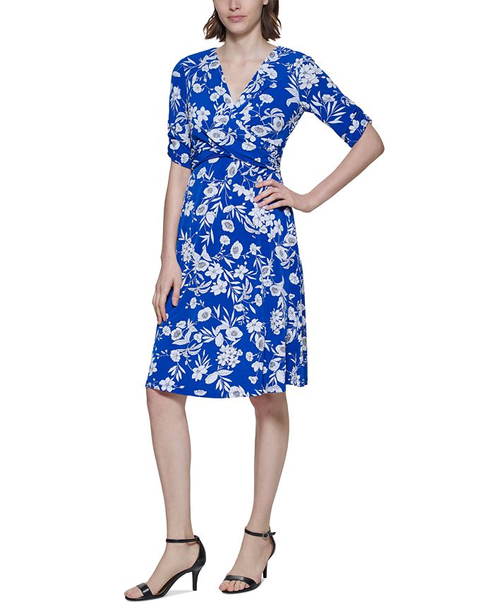 Jessica howard floral print dress clearance