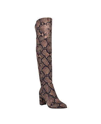 Marc Fisher Women's Luley Over The Knee Narrow Calf Boots & Reviews ...