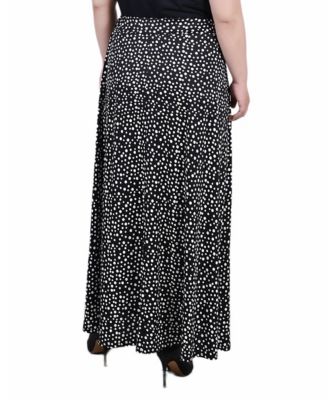 Plus Size Maxi Length Skirt