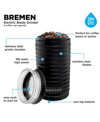 BREMEN Blade Electric Coffee Grinder, Spice and Coffee Grinder