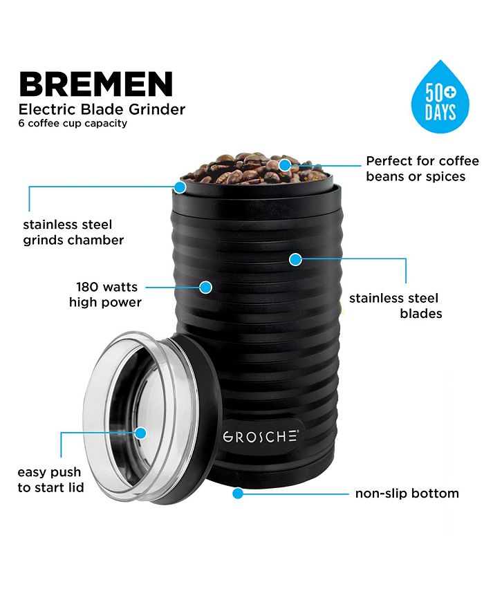 GROSCHE BREMEN Blade Electric Coffee Grinder, Spice and Coffee Grinder Macy's