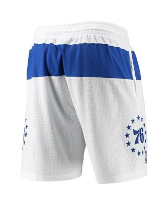 Men's White Philadelphia 76ers 2003-04 Hardwood Classics Swingman Shorts