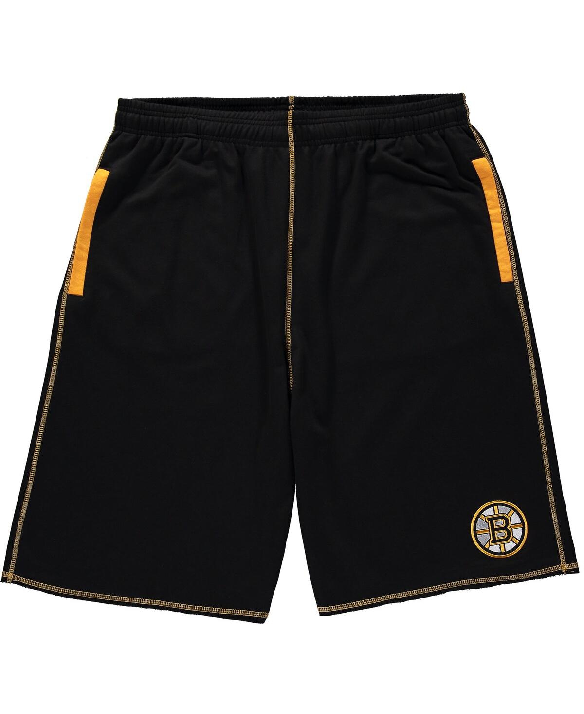 Profile Men's Black Boston Bruins Big And Tall French Terry Shorts