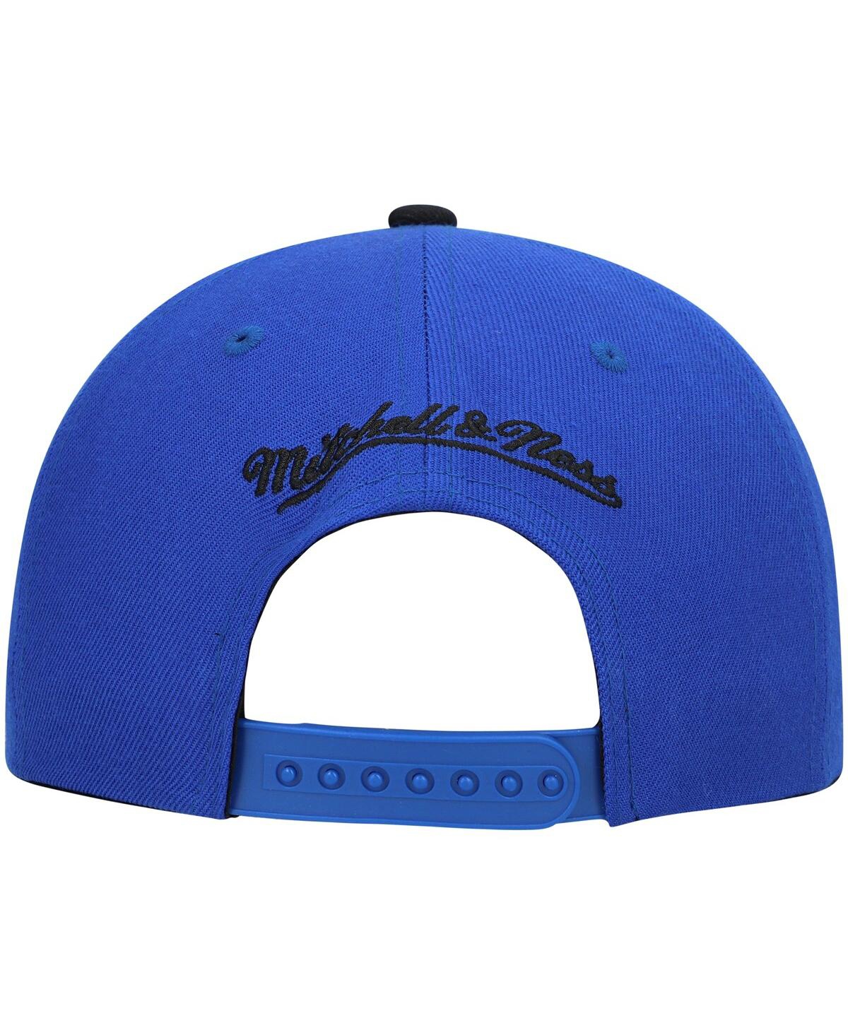 Mitchell & Ness Men's  Blue, Black Orlando Magic Hardwood Classics Team Two-tone 2.0 Snapback Hat In Blue,black