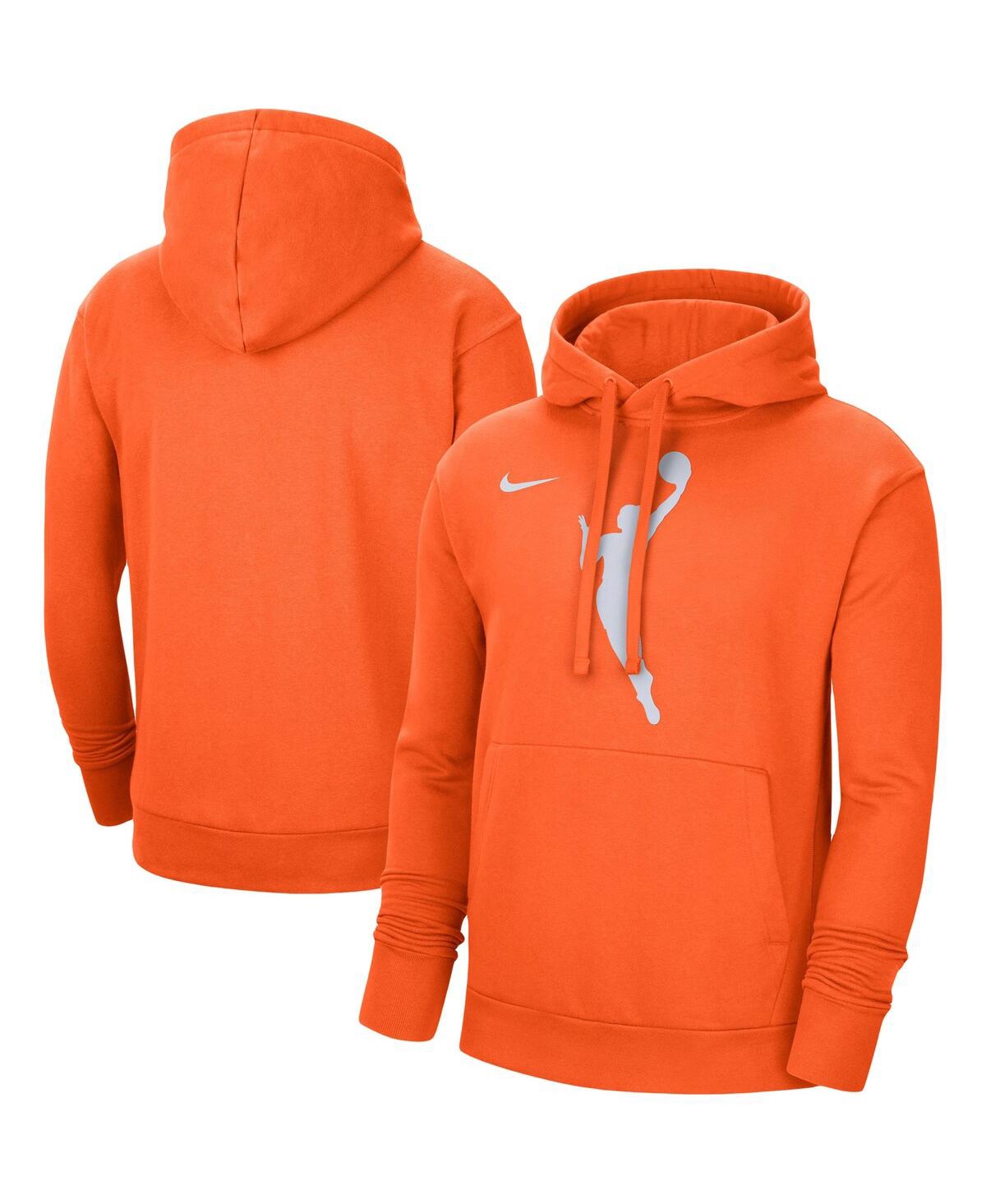 Nike Men's  Orange Wnba Logowoman Pullover Hoodie In Orange