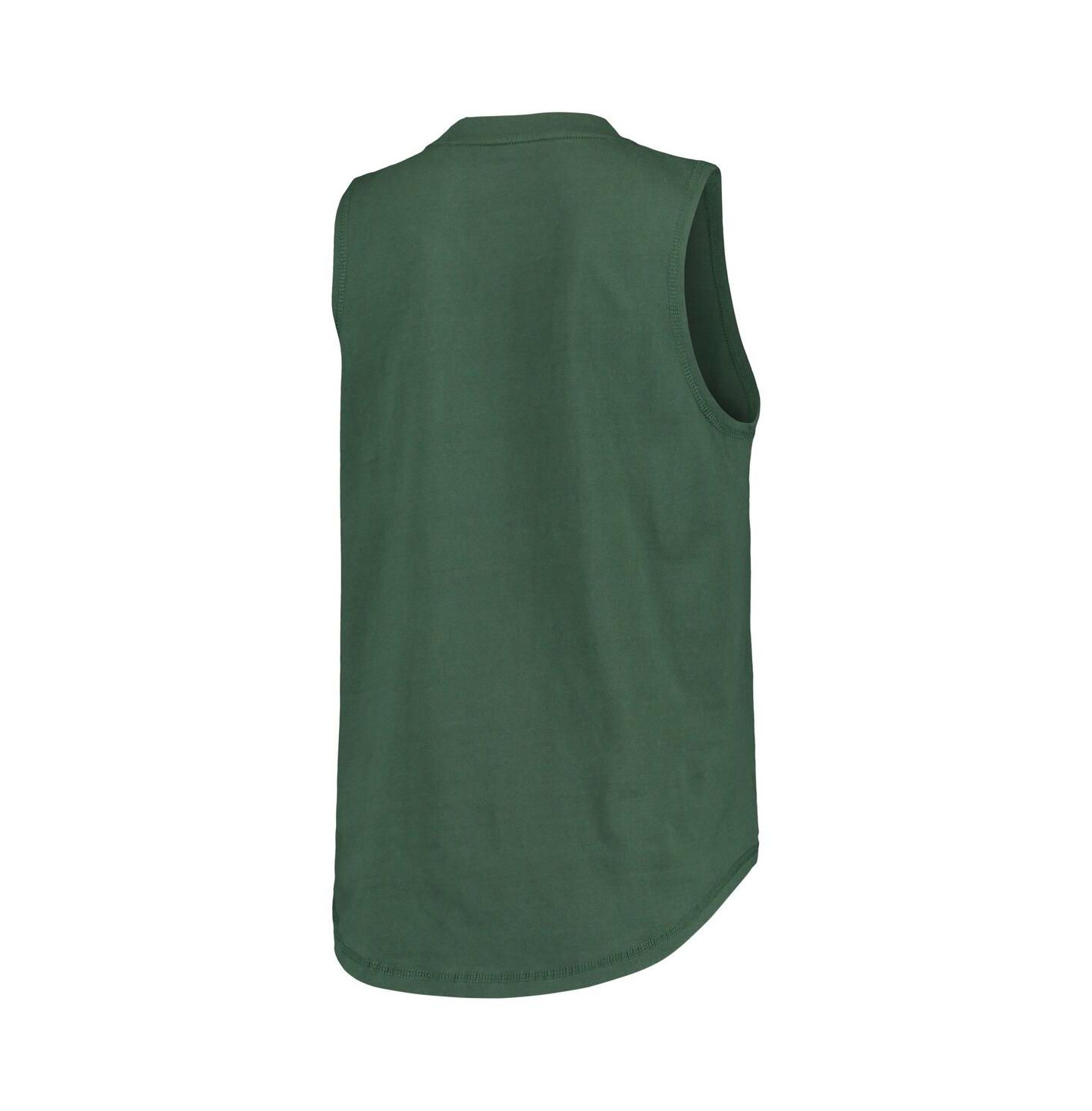 Женский топ DKNY Green Oakland Athletics Marcie — фото 4