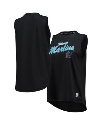 Women's Black Miami Marlins Marcie Tank Top
