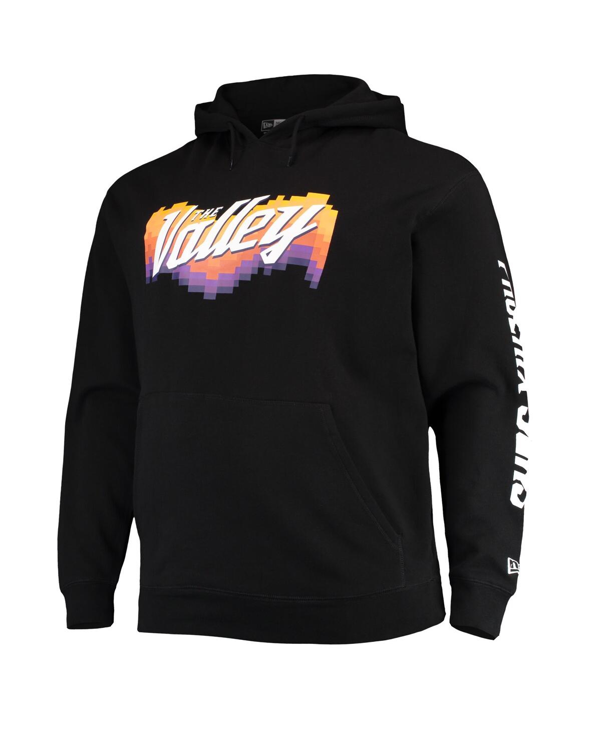 New Era Men's  Black Phoenix Suns 2021/22 City Edition Big And Tall Pullover Hoodie In Black
