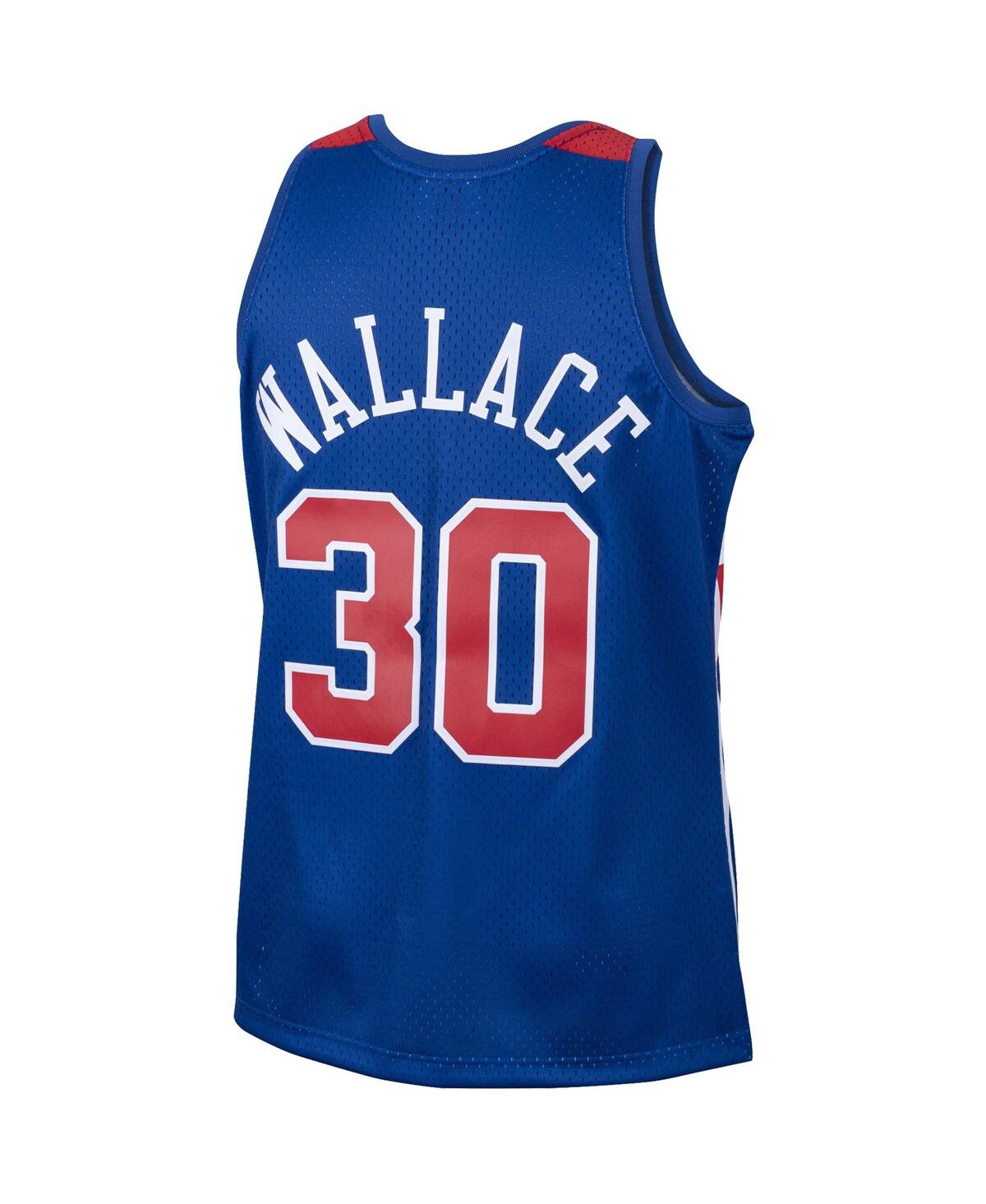 Men's Mitchell & Ness Ben WallaceWashington Bullets 1996-97 Hardwood Classics Swingman Jersey - Royal