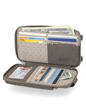 Timberland RFID Leather Phone Crossbody Wallet Bag - Macy's