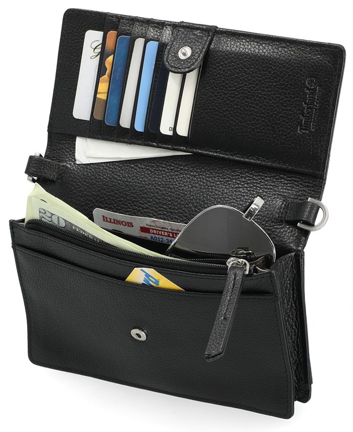 Timberland Women's RFID Leather Crossbody Bag Wallet Purse Macy's