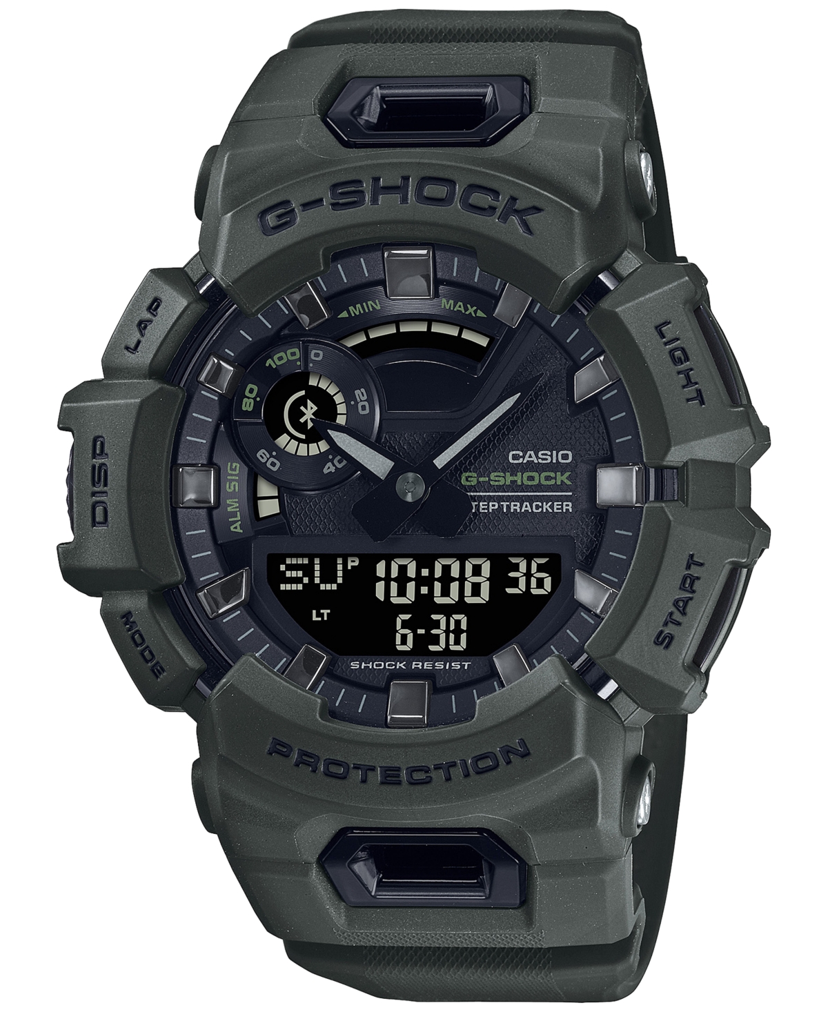 G-Shock Men's Analog Digital Green Resin Strap Watch 49mm, GBA900UU-3A