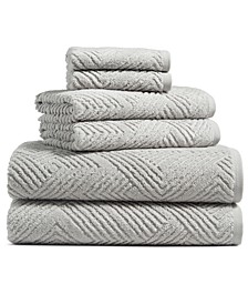 Axis Carved 6-Pc. Towel Set, Created for Macy's