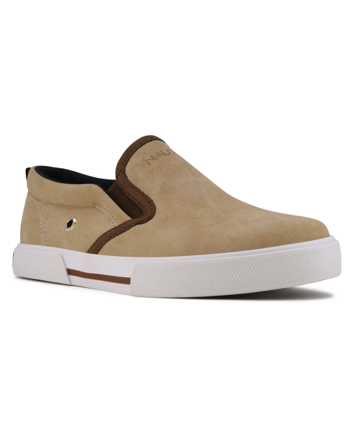 Shop Nautica Little Boys Akeley Casual Shoes In Tan Chocolate Pop