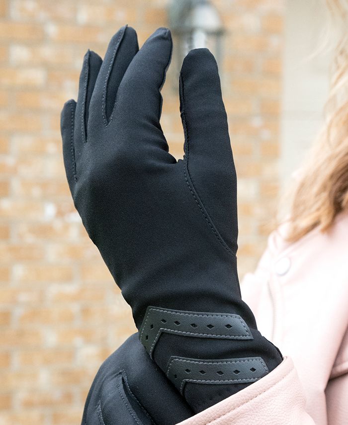 Isotoner Signature Women's Chevron Stretch Touchscreen Gloves Macy's