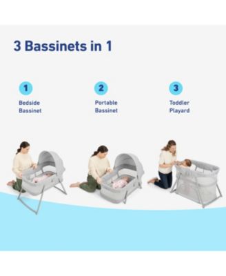 Graco DreamMore 3-in-1 Portable Bassinet Travel Crib & Reviews - All ...