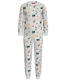 Matching Kid's Holiday Dogs Family Pajama Set, Created for Macy's